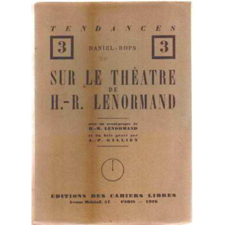 Sur le theatre de H-R. lenormand