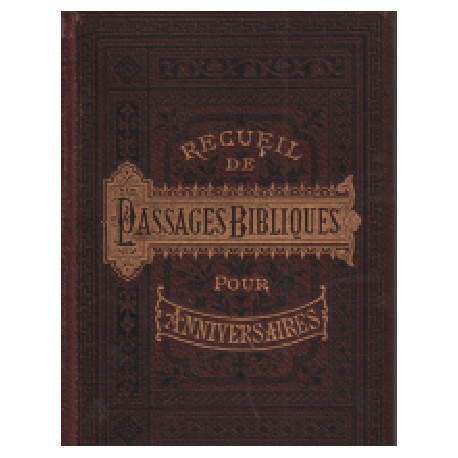 Recueil de passages bibliques pour anniversaires