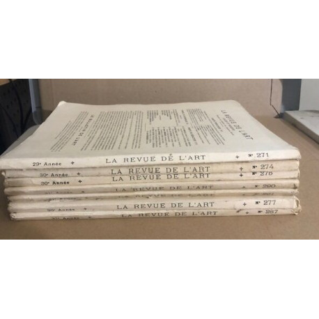 La revue de l'art ancien et moderne /7 numeros 1925 ' n° 271-/...