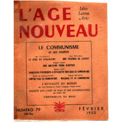 L'age nouveau n° 79/ le communisme et ses realités