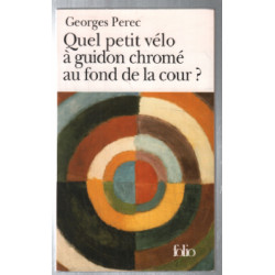 Quel petit vélo à guidon chromé au fond de la cour
