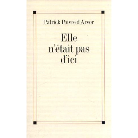 Elle n'était pas d'ici