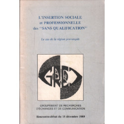 L'insertion sociale et professionnelle des " sans qualification "/...