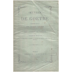 Les années de voyage de Wilhelm Meister
