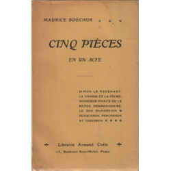 Cinq pieces en un acte