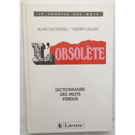 L'obsolète dictionnaire des mots perdus