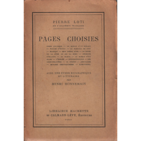 Pages choisies avec une étude biographique et littéraire par henri...