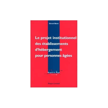 Le Projet Institutionnel Des Établissements D'hébergement Pour...