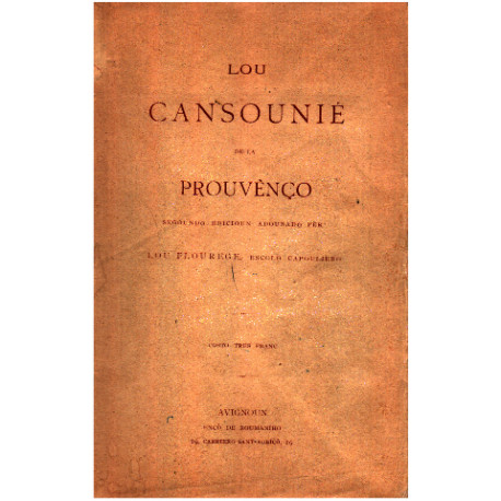 Lou cansounié de la prouvèenço