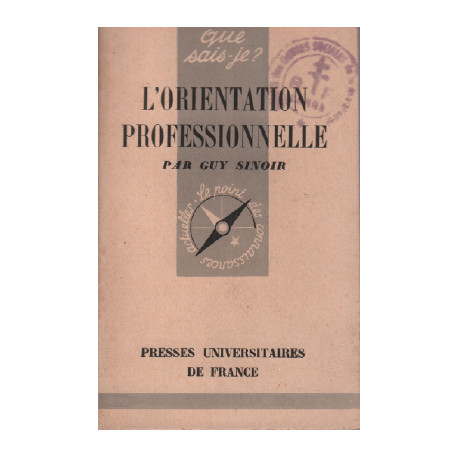 L'orientation professionnelle