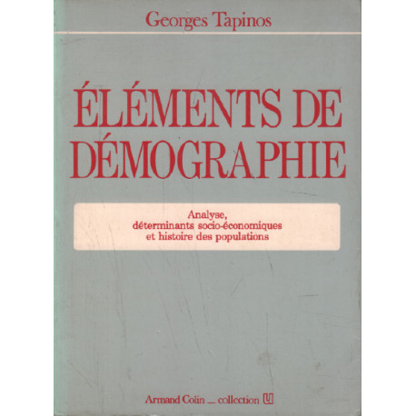 Eléments de démographie
