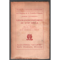 Les grands comédiens du XVIIe siècle (édiktion de 1927)