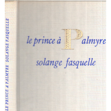 Le prince à palmyre