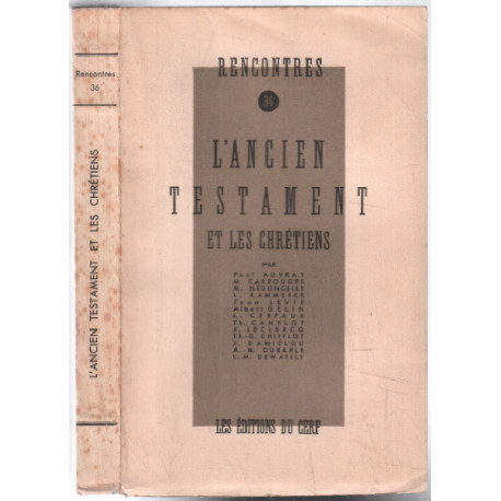 L'ancien testament et les chrétiens