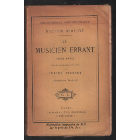 Le musicien errant 1842-1852 (édition de 1916)