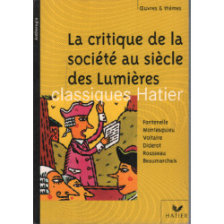 La critique de la société au siècle des Lumières
