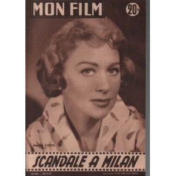Scandale à milan / revue mon film n° 584 martine carol