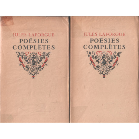 Poesies completes/ complet en 2 tomes