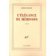 L'élégance du hérisson
