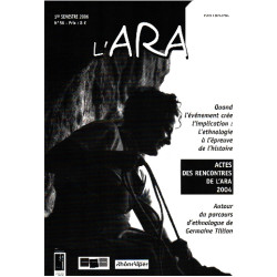 Revue l'ara n° 56 / autour du parcours d'ethnologue de germaine...