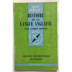 Histoire de la Langue Anglaise