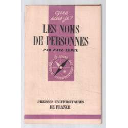 Les noms de personnes