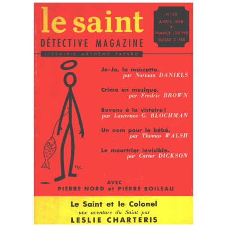Le saint détective magazine n° 38