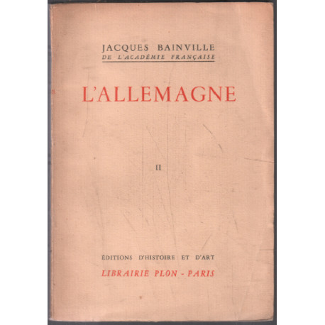 L'allemagne tome II