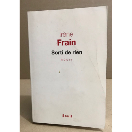 Sorti de rien