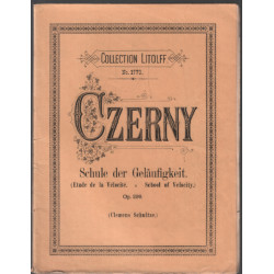 Etude de la vélocité school of velocity opus 299