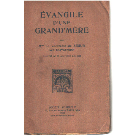 Evangile d'une grand'mère / 30 gravures sur bois