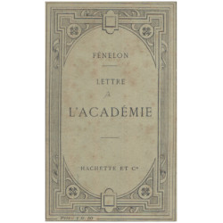 Lettre à l'académie
