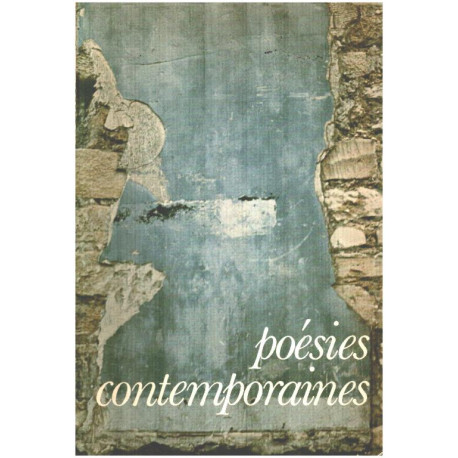 Poésies contemporaines