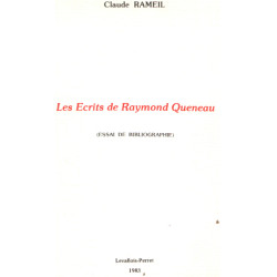Les écrits de raymond Queneau ( essai de bibliographie )