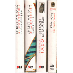 Lot de 4 livres / sous l'acacia d'occident- le proces de la momie...