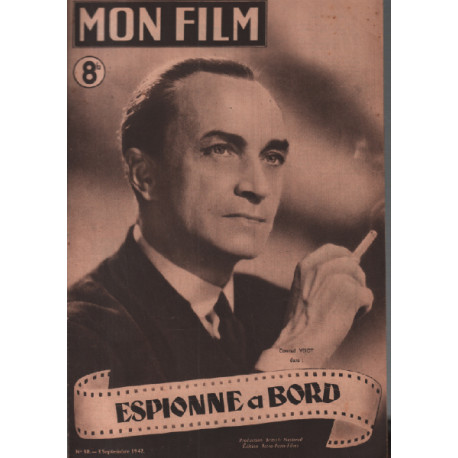 Espionne à bord / revue mon film n° 58 conrad veidt