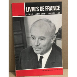 Livres de France Revue littéraire mensuelle/ aout -septembre 1967...