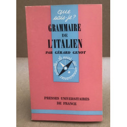 Grammaire de l'italien