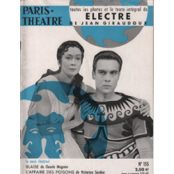 Paris théatre n° 155 / electre de jean giraudoux