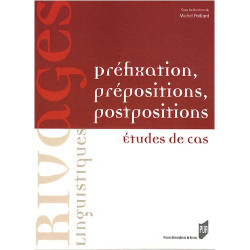 Préfixation prépositions postpositions : Etudes de cas