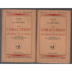 Les caractères ou les moeurs de ce siècle / en 2 tomes ( complet )