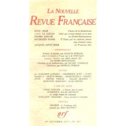 La nouvelle revue française n° 297 / EO numerotée sur velin ( n°17)