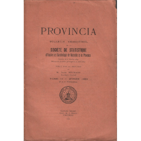 Provincia / Société de statistique d'histoire et d'archéologie de...