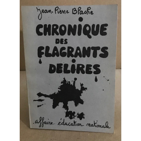 Chronique des flagrants délires : affaire education nationale