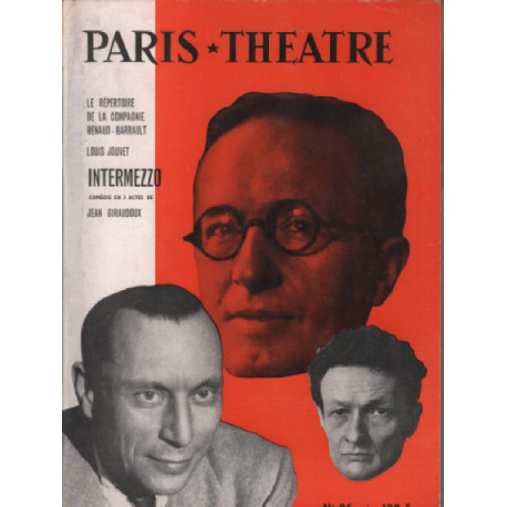 Paris théatre n° 96 / intermezzo de jean giraudoux
