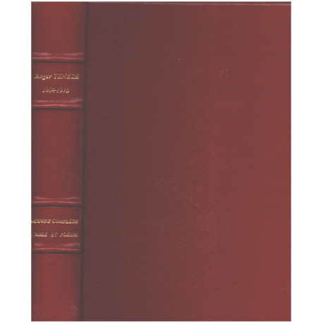 Obra completa prosa e poësia/ oeuvre complete prose et poésie