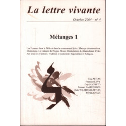 Melanges 1 / les femmes dans la bible et dans la communauté juive
