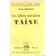 Les idées sociales de taine