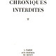 Chroniques interdites *