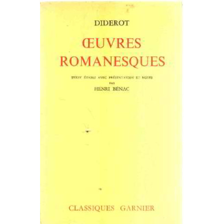Oeuvres romanesques / texte etabli avec presentation et notes par...